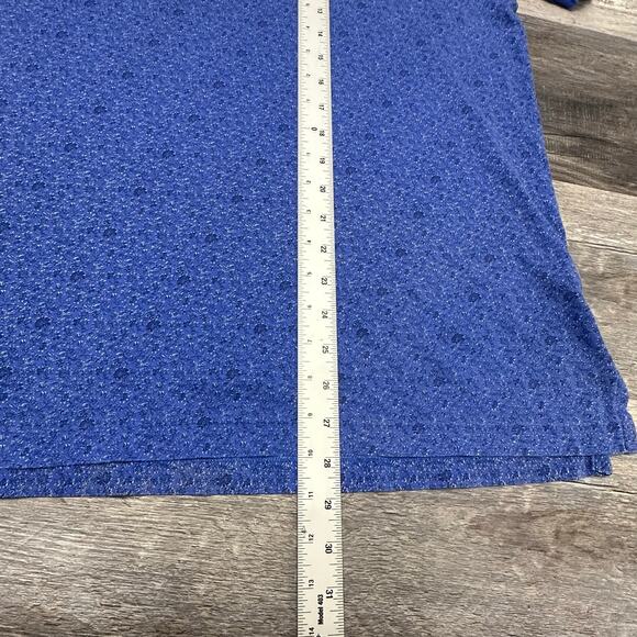 Polo Ralph Lauren Classic Fit Blue Micro Floral Mens 2XB Collared Polo T-Shirt - Picture 7 of 10